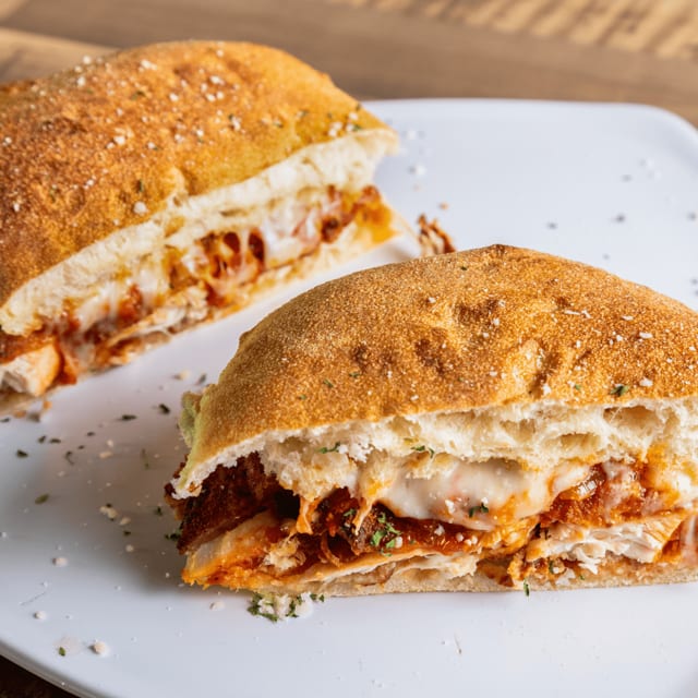 Chicken Parmigiana Sandwich.