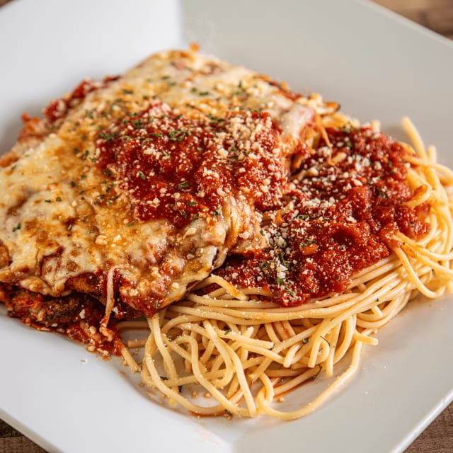 Eggplant Parmigiana.