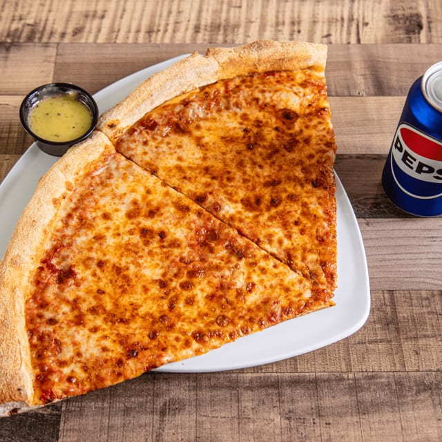 2 slices + soda.