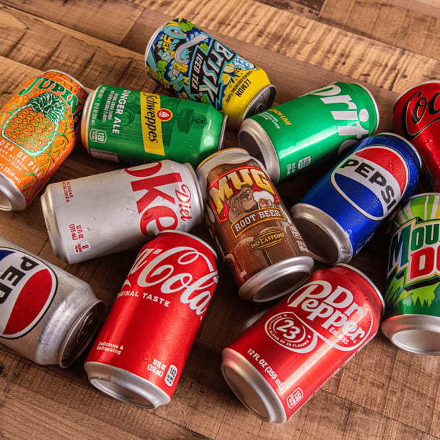 Soda can.