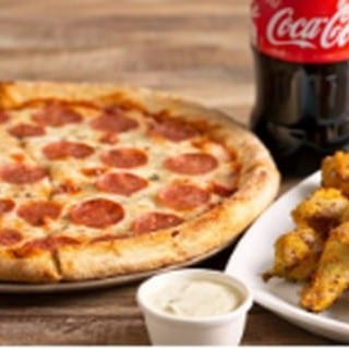 Spec. #2; One 16” Pizza, 10 Wings, & 2 Liter Soda