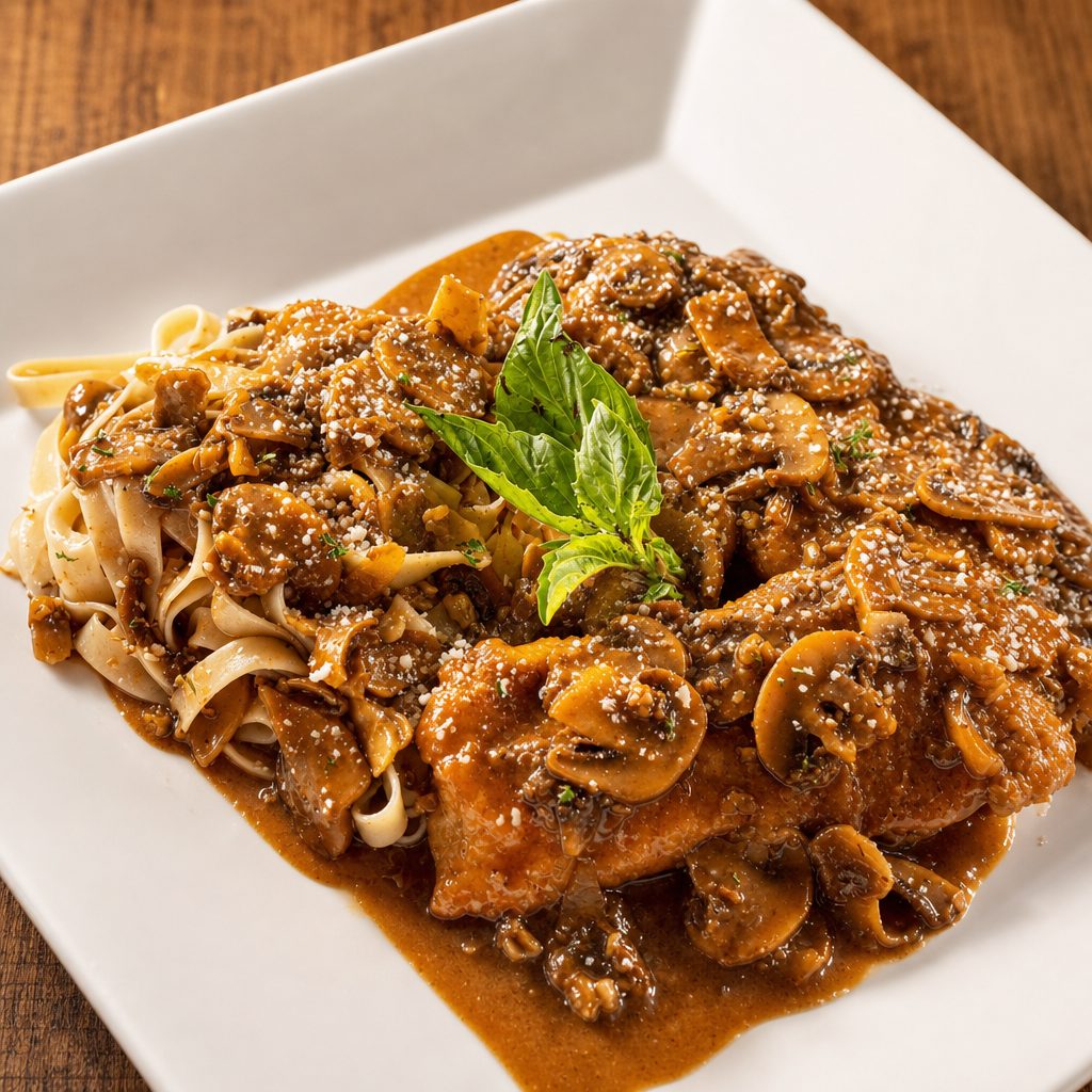 Davie's Best Chicken Marsala.