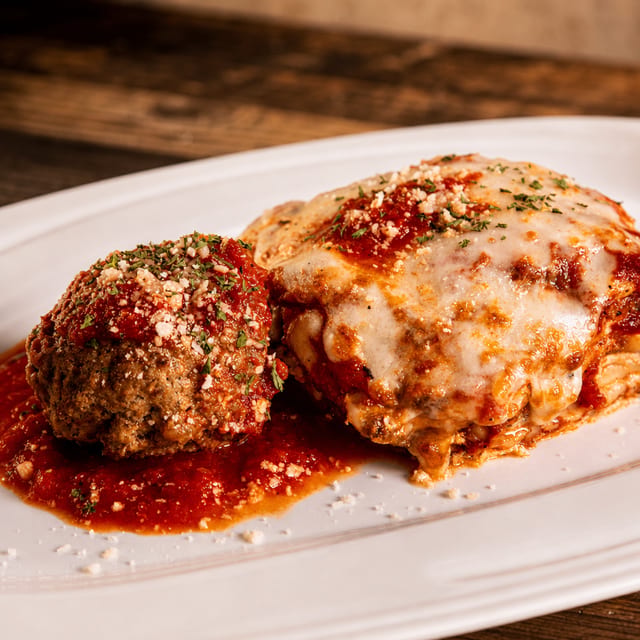 Lasagna lunch.
