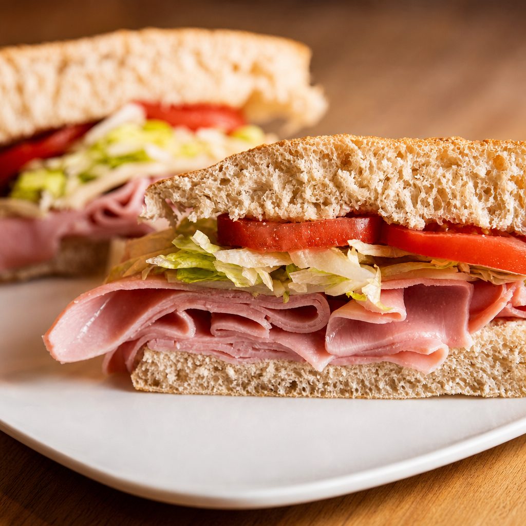 Ham & Cheese Sandwich.