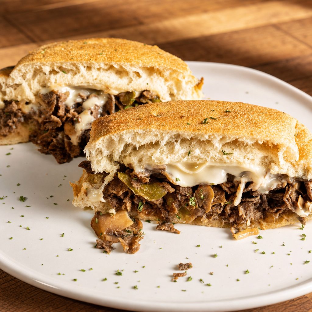 Philly Cheesesteak Sandwich.