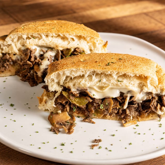 Philly Cheesesteak Sandwich.