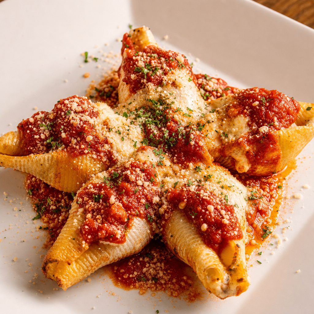 Baked Stuffed Shells.
