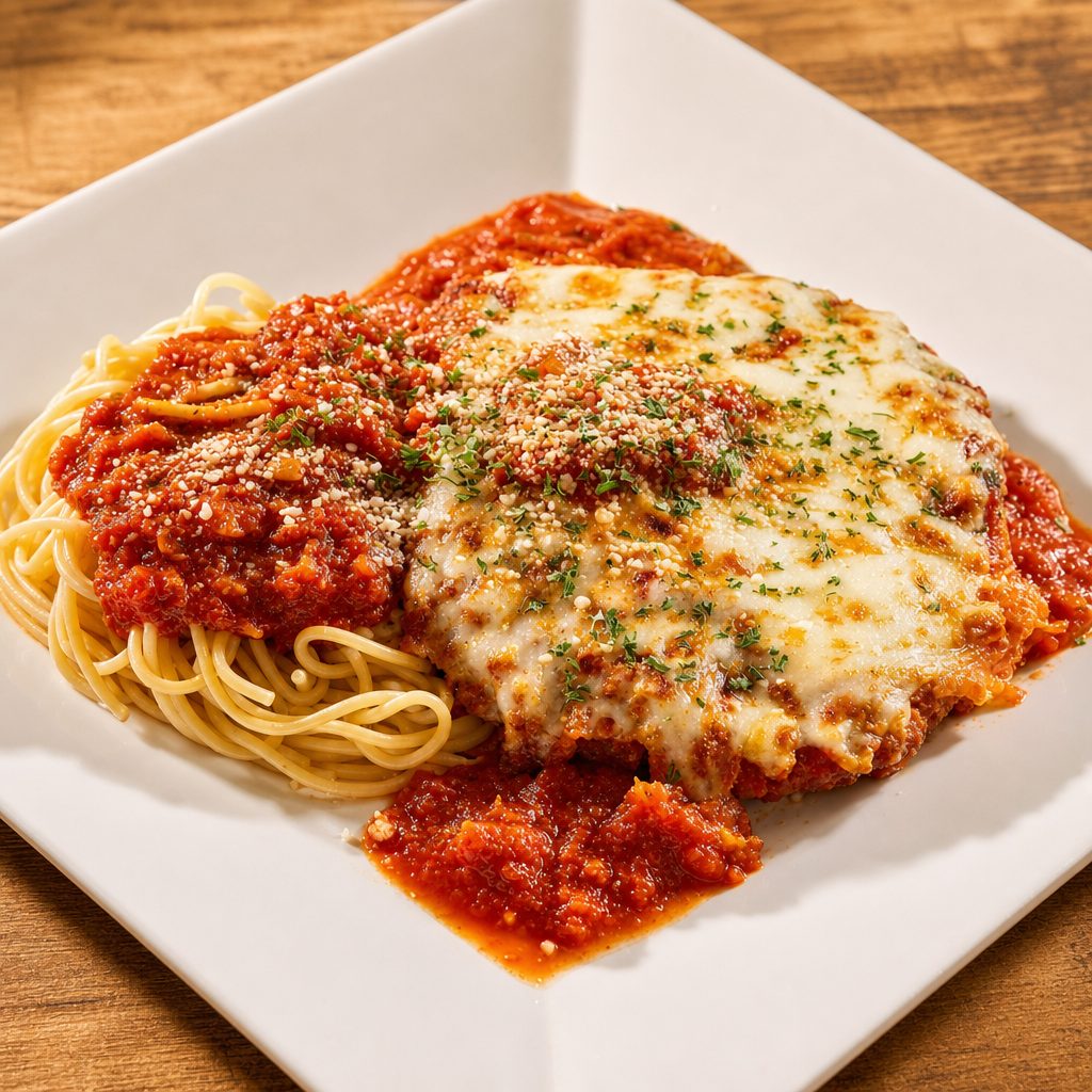 Chicken Parmigiana.
