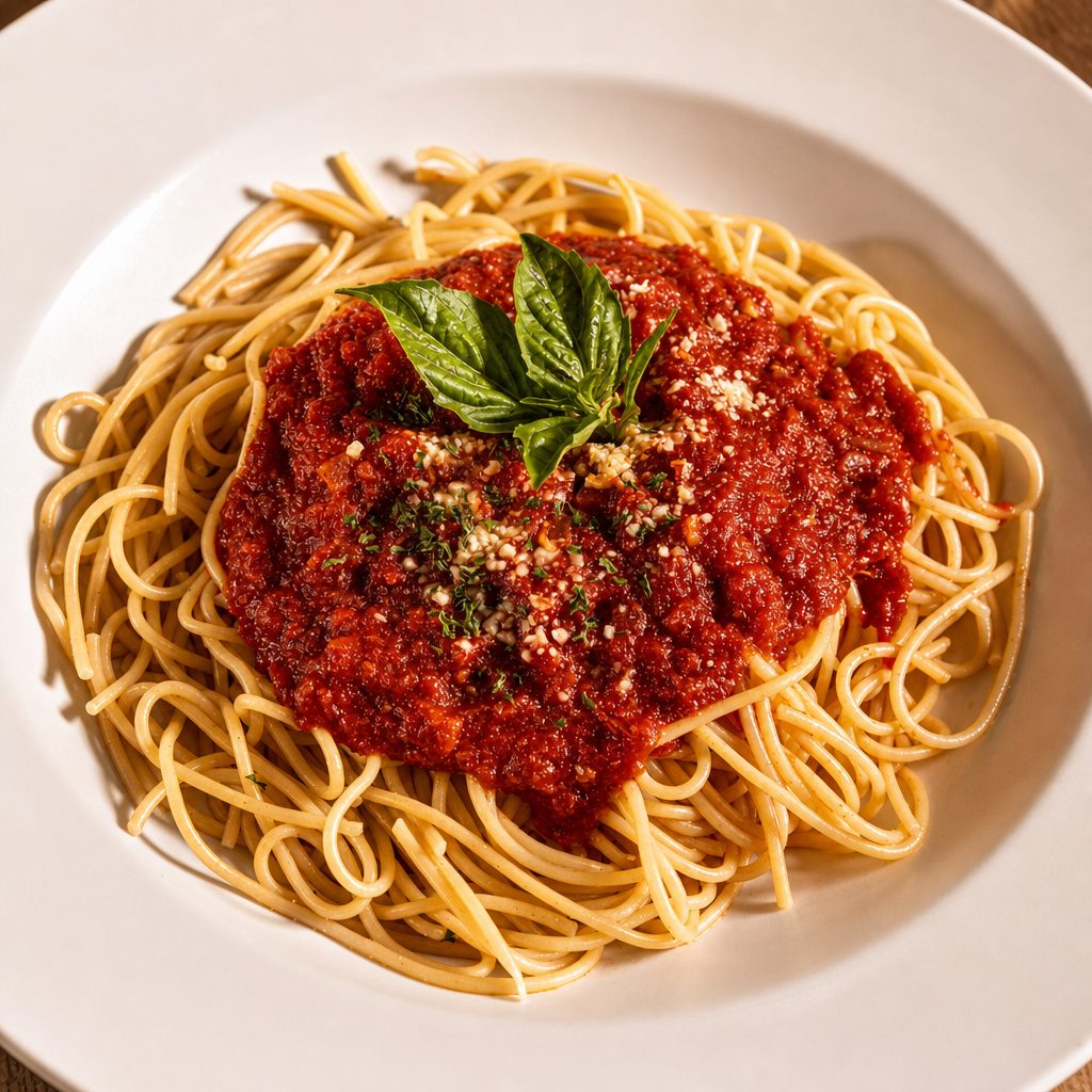Marinara Pasta Dinner.