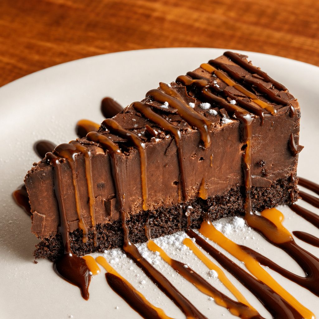 Chocolate Mousse Cake.