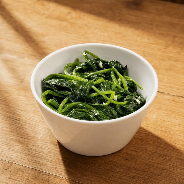 Side spinach.