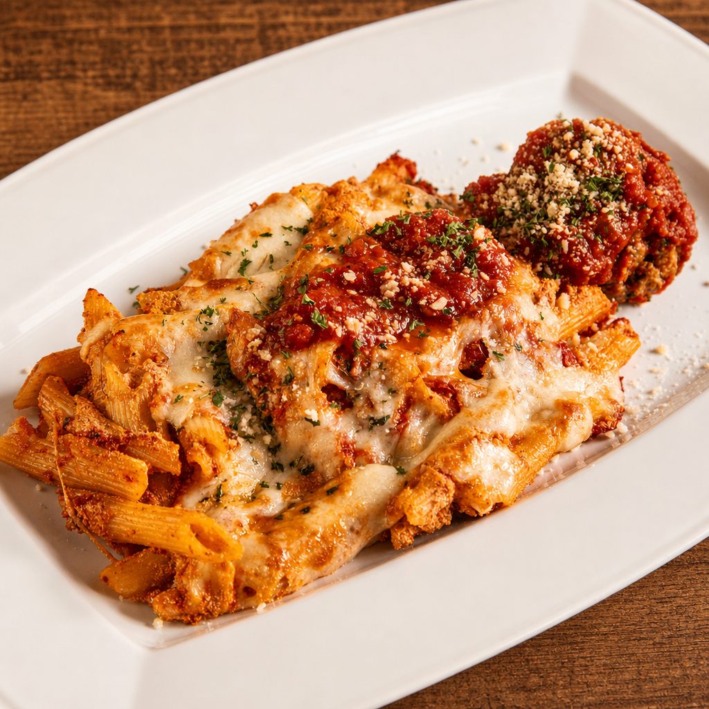 Baked Ziti Lunch.