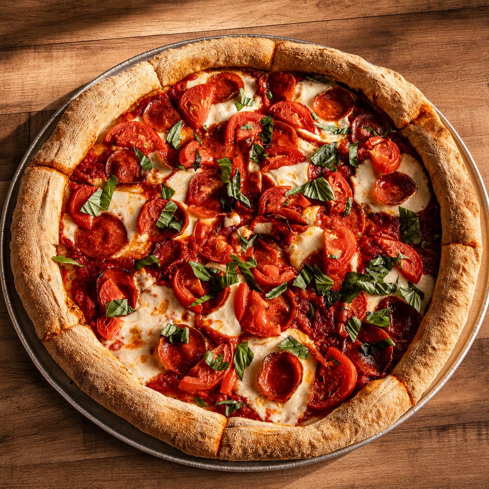 Margheroni pizza.
