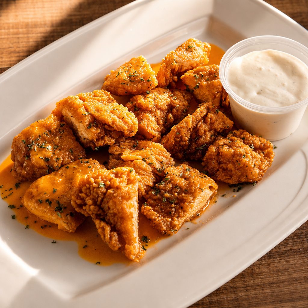 Boneless wings.