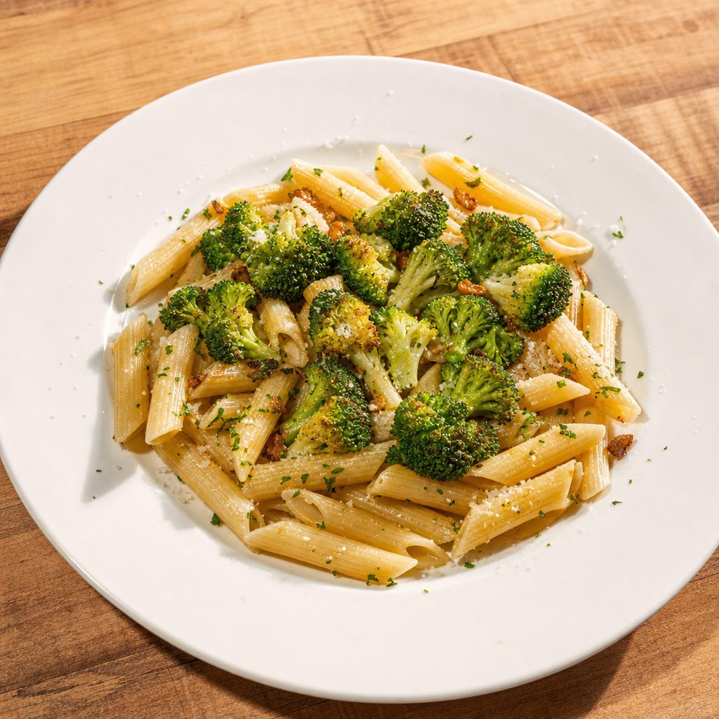 Broccoli, Garlic & Oil.