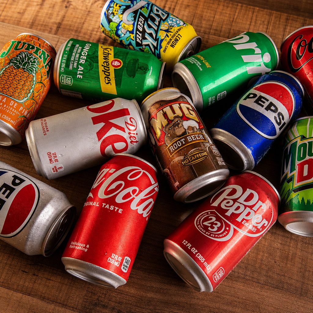 Soda can.