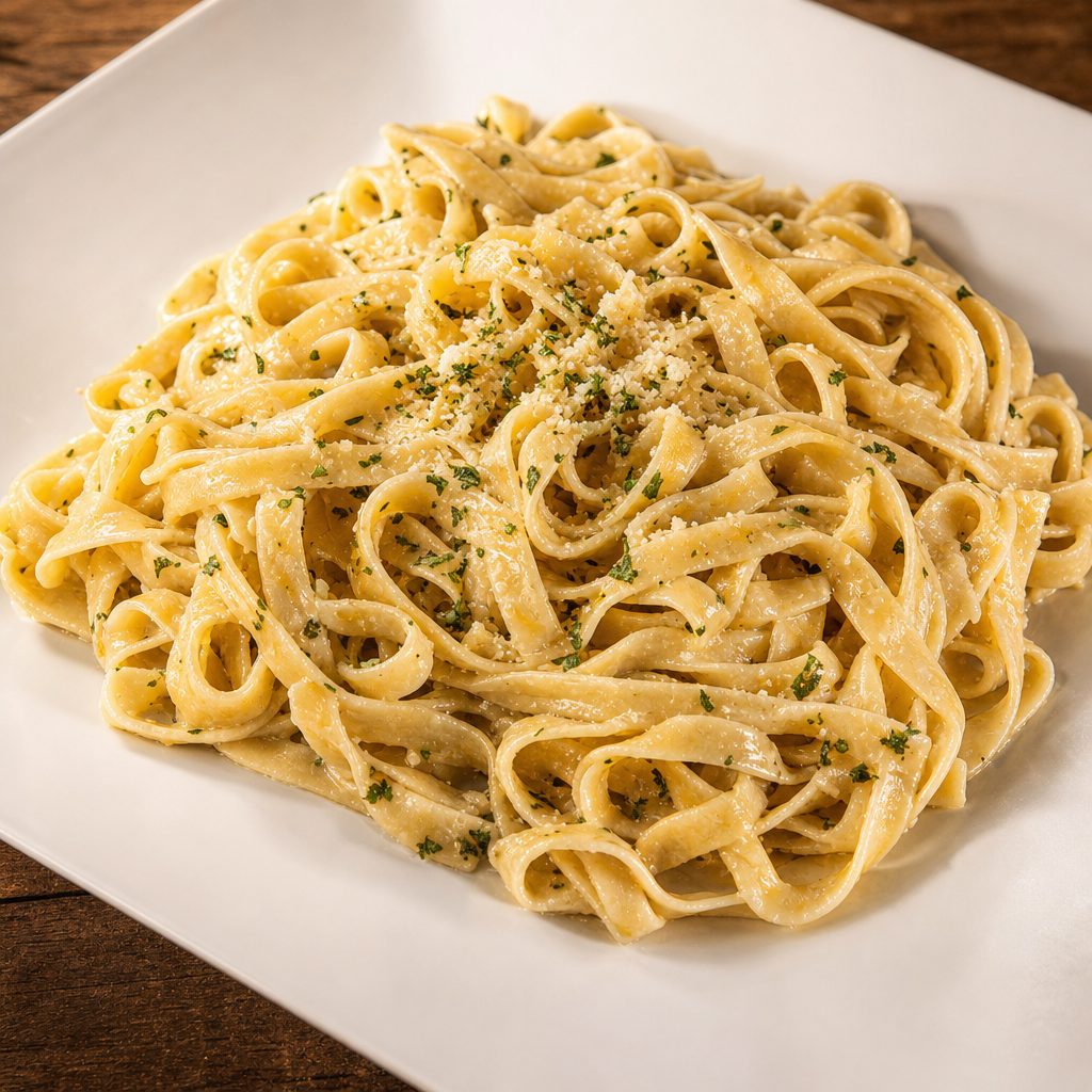 Alfredo lunch.