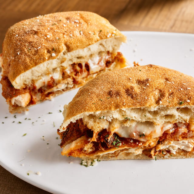 Chicken Parmigiana Sandwich.
