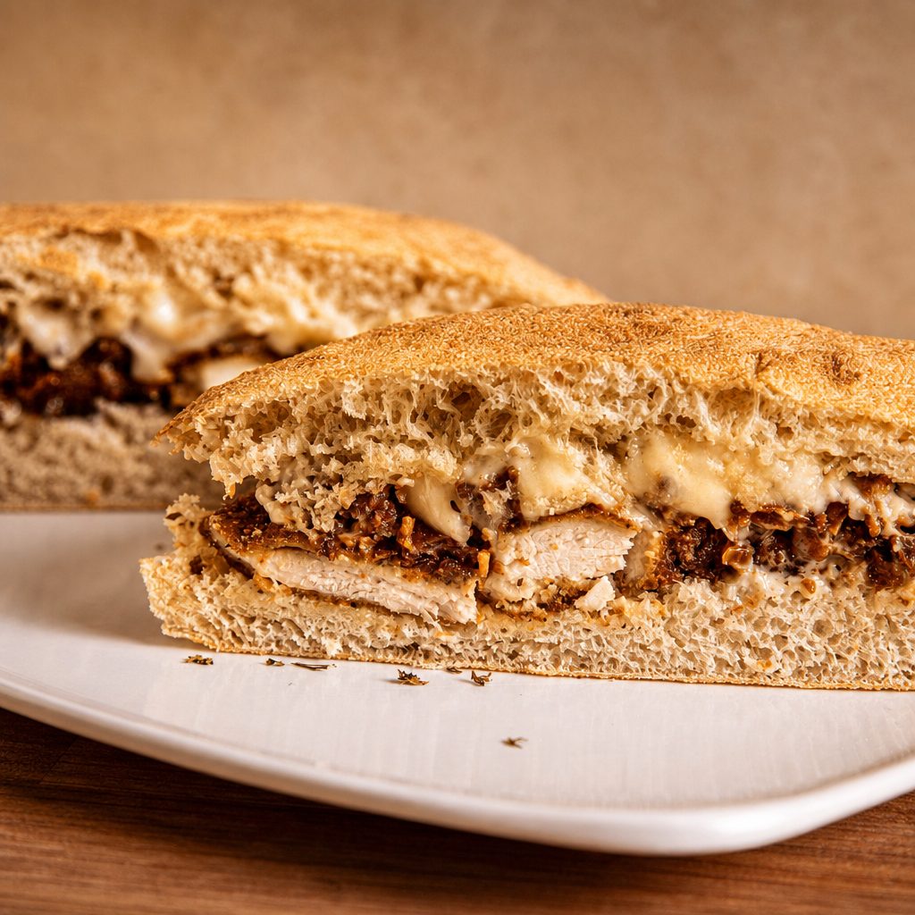 Chicken, Bacon & Ranch Sandwich.